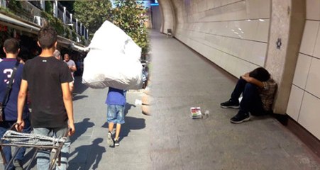Yaşıtları Okula Giderken Sokaklarda Çalışan Küçük İşçiler Yürek Burktu