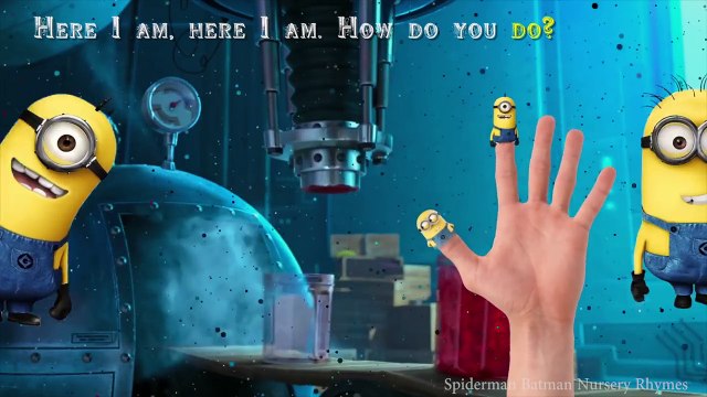 Minions Finger Family Nursery Rhymes Songs | Learning Colors for Children with Minions