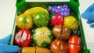 Velcro Toy Cutting Video ☀ Toy Cutting Velcro Fruits and Vegetables ☀ Learn Fruits and Vegetables ☀
