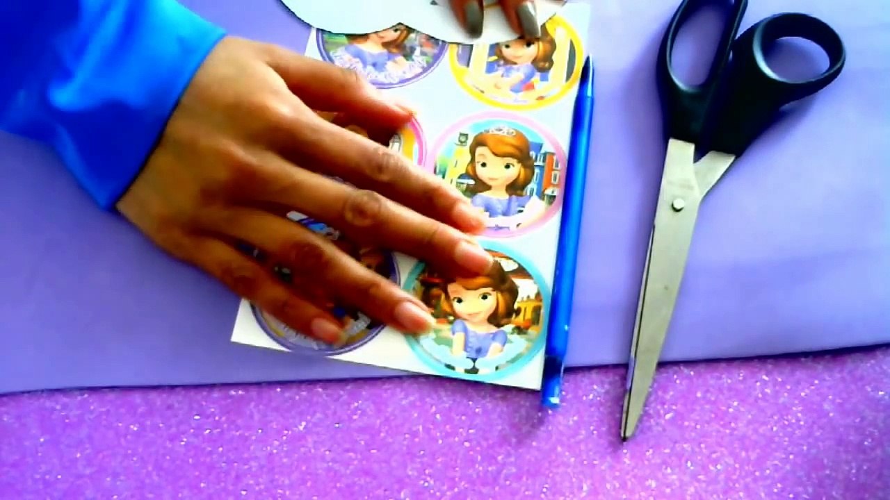 DIY.COMO HACER DULCERO BOLSITA DE FOAMI PRINCESITA SOFIA