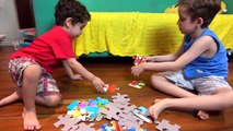 Super Wings Quebra Cabeça GIGANTE - Paulinho e Toquinho Brincando Brinquedos Infantil para Crianças