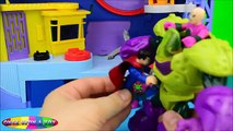 Imaginext Adventures Lex Luthor Superman Batman and Brainiac Battle Fights Clones - Once Upon A Toy