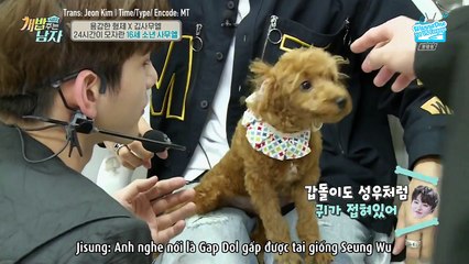 [VIETSUB] 170916 Wanna One & Samuel - A Man Who Feed the Dogs Cut