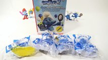 Clumsy #9 Smooth #10 Harmony #11 Crazy #12 - Smurfs 2 Movie - new McDonalds Happy Meal Toy Review