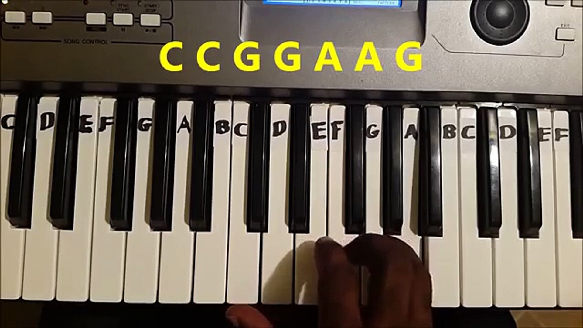 How To Play ABC Alphabet Song. Easy Piano Keyboard Tutorial – Видео  Dailymotion