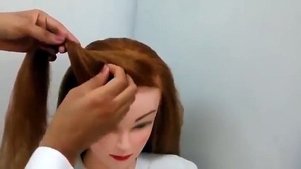 How to make a side puff Hairstyle without hairspray -