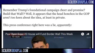 Paul Ryan Drops Explosive Border Wall Bombshell!-Fox news