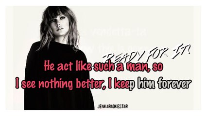 Taylor Swift - Ready for it KARAOKE / INSTRUMENTAL