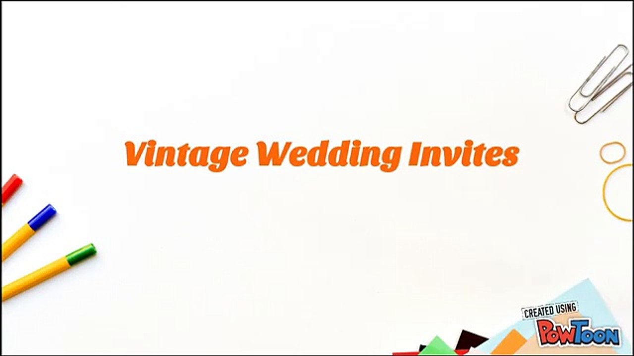 Best Vintage Wedding Invites & invitations