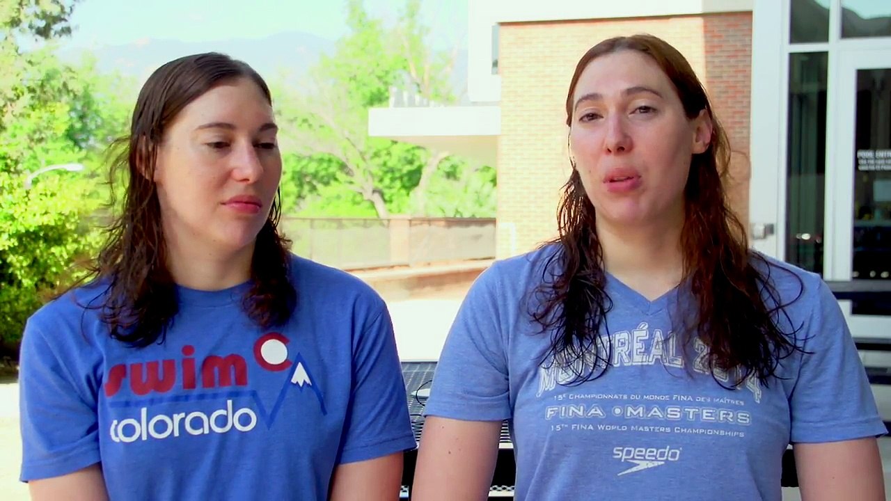 Swim Workout From Masters Swimmers, The Holman Twins