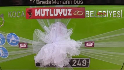 Kocaeli Tanıştıkları Otobüs, Düğün Araçları Oldu