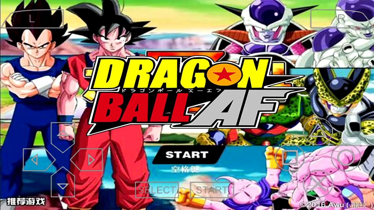 DRAGON BALL AF ★ PARA PPSSPP 2017❞