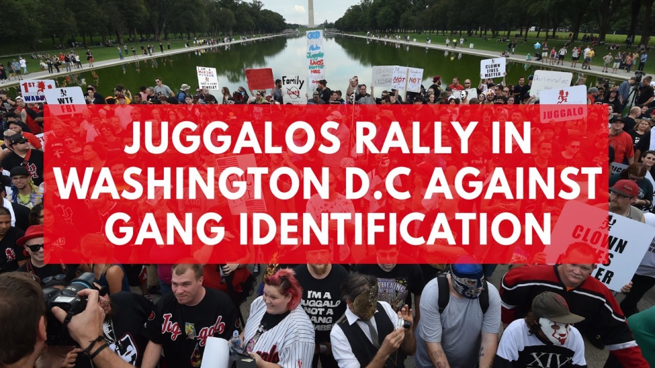 Juggalos Rally In Washington D.C. Against Gang Identification [HOLD]