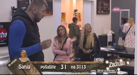 Zadruga - Maca se zestoko nabacuje Janjušu