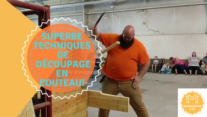 Superbe techniques de découpage en couteau!!