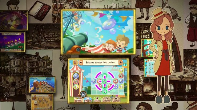 LAVENTURE LAYTON Katrielle et la conspiration des millionnaires - Bande-annonce (Nintendo 3DS)