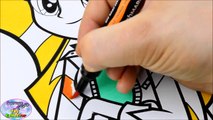 My Little Pony Coloring Book Sunset Shimmer Equestria Episode Surprise Egg and Toy Collector SETC