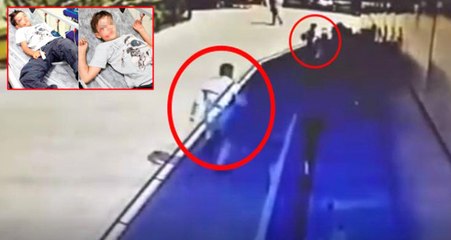 Küçücük Çocuğu, Kendisine Çarptı Diye Betona Fırlattı