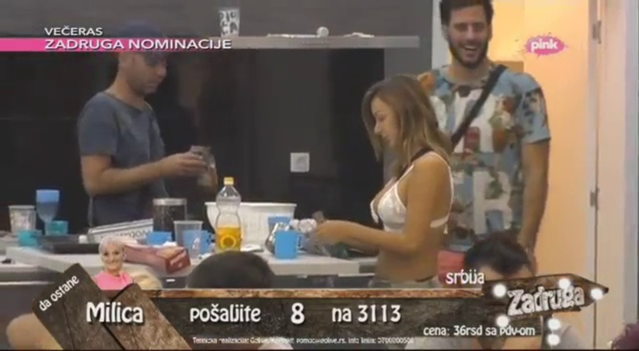 Zadruga - Maca Diskrecija skoro gola Kuva