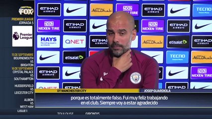 Josep Guardiola aclara los rumores