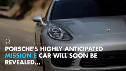 Porsche is about to reveal its all-electric Mission E car