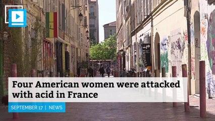 Four American women attacked with acid at French train station