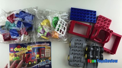 Lego Duplo Marvel Spiderman Super Heroes Spider Truck Adventure Disney Cars Toys Egg Surprise