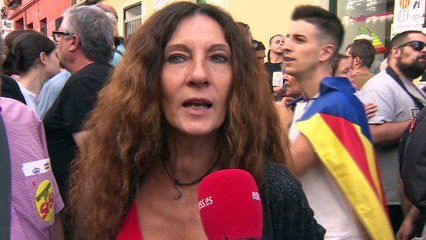 Madrileños defienden el "derecho a decidir" en Cataluña