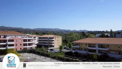 Location logement étudiant - Marseille 13ème - Les Estudines Oxford