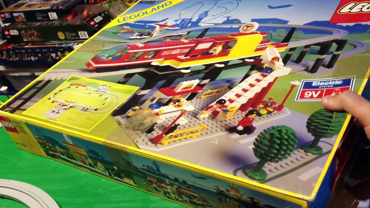 Vintage LEGO 6399 Airport Shuttle Monorail Train classic set from 1990 ...