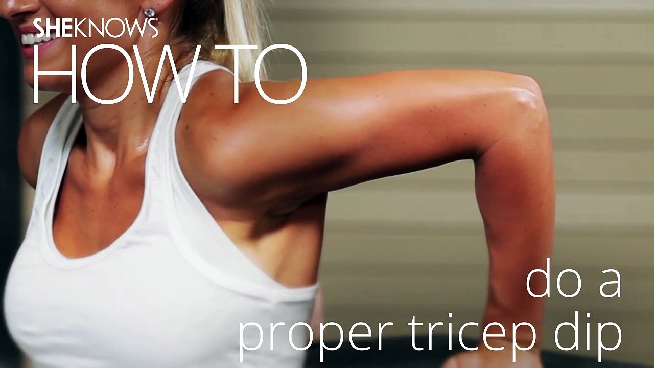 How To Do a Proper Tricep Dip