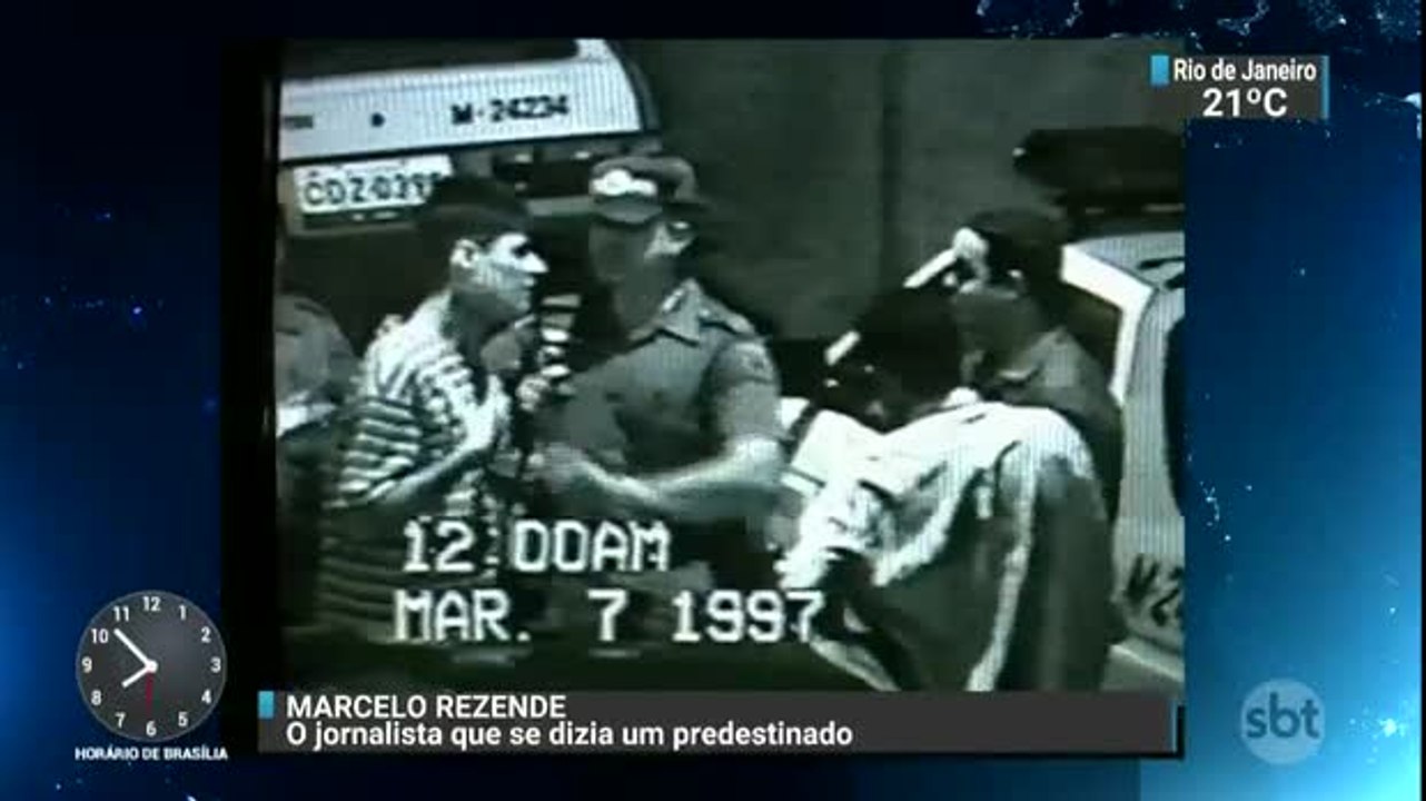 Morreu neste sábado, aos 65 anos, o jornalista Marcelo Rezende