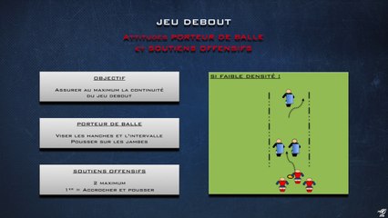 Situation jeu debout à effectif réduit