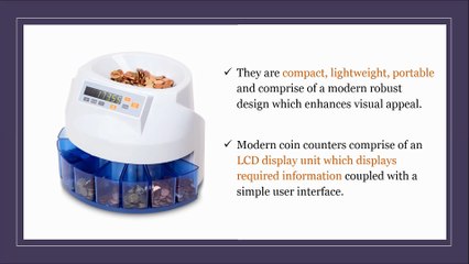 Advantages of Coin Counting Machine