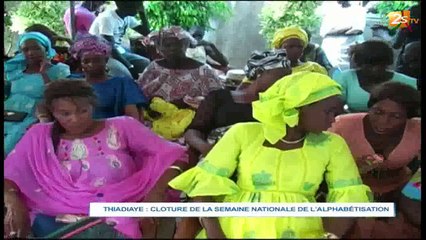 THIADAYE : CLÔTURE DE LA SEMAINE NATIONALE DE L'ALPHABÉTISATION