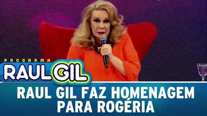 Raul Gil faz linda homenagem para Rogéria - 16.09.17