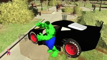 Hulk & Custom McQueen Cars Buses Monster Truck Epic Fun Nursery Rhymes A SuperheroSchool