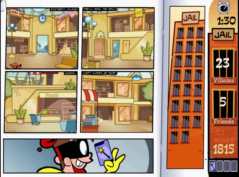 The Fairly Odd Parents Flash Game- The Big Superhero Wish