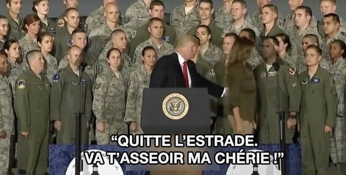 Donald Trump humilie Melania après son discours