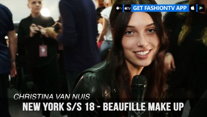 New York Spring/Summer 2018 - Beaufille Make up | FashionTV