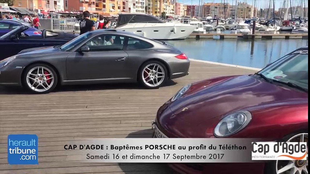 Baptême PORSCHE au profit du Téléthon
