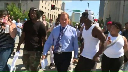 Scary Moments For Reporter Caught in Middle of St. Louis Protest