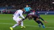 Neymar antics stopped by Lyon defender