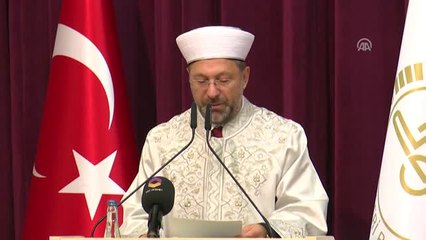 Ali Erbaş: "Cehalet Ancak İlimle Zulümat Ancak Hidayetle Yok Edilebilir"