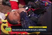 Chorrillos: pescador cae en acantilado de playa La Herradura