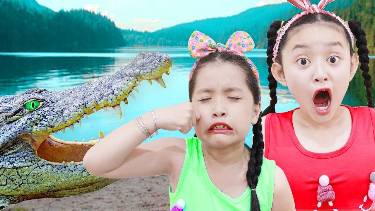 Bad Kids & Bad Crocodile Johny Johny Yes Papa Song Nursery Rhymes & Learn Colors for Children