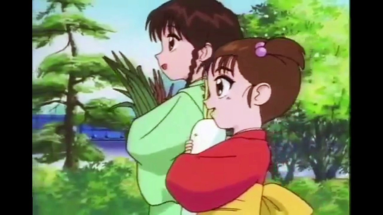 Rurouni Kenshin Hiruma making soup with Ayame and Suzume