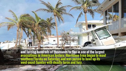 Irma’s Fearsome Winds Reach Florida Shores, With Full Strike Yet to Come