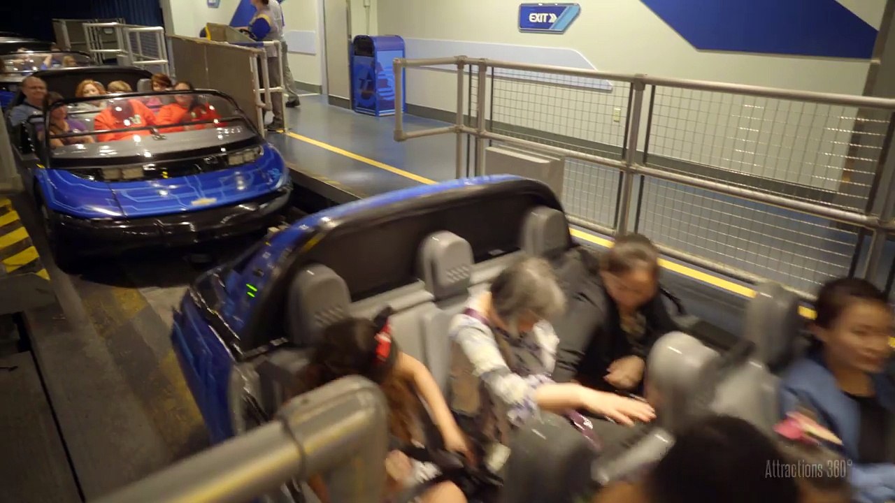 [4K] Test Track 2.0 Ride - Futuristic TRON-Like Ride - EpCot - Walt Disney World