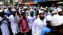 Islamitas apoiam rohingyas em ato em Bangladesh